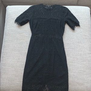 Lulus Remarkable Black Lace Dress